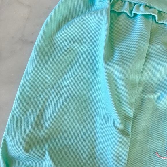 Vintage 80s Baby Girl Butterfly Appliqué Ruffle Sleeveless Romper by Carter's - Picture 5 of 9